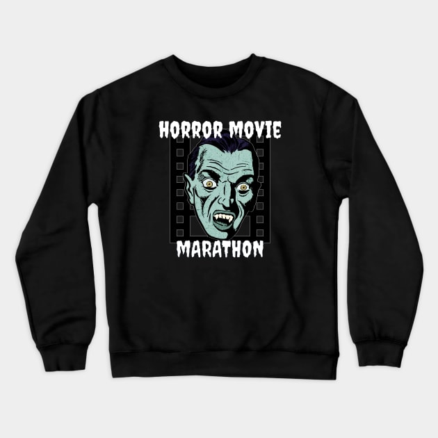 Dracula Movie Night Marathon Crewneck Sweatshirt by LexieLou